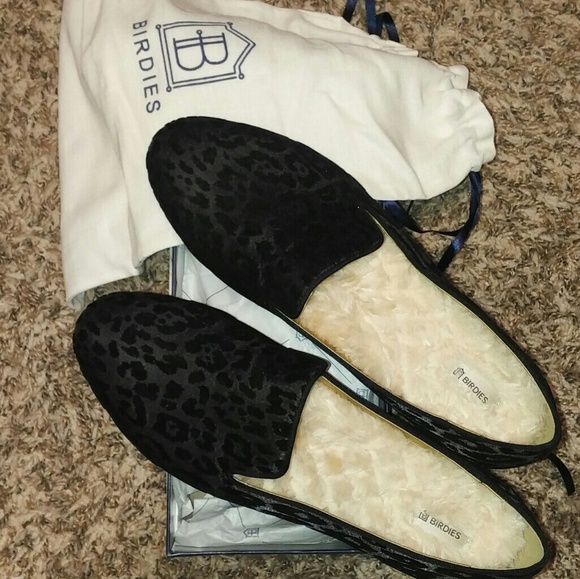 Birdies Shoes New Sz 1 Birdies Starling Black Leopard